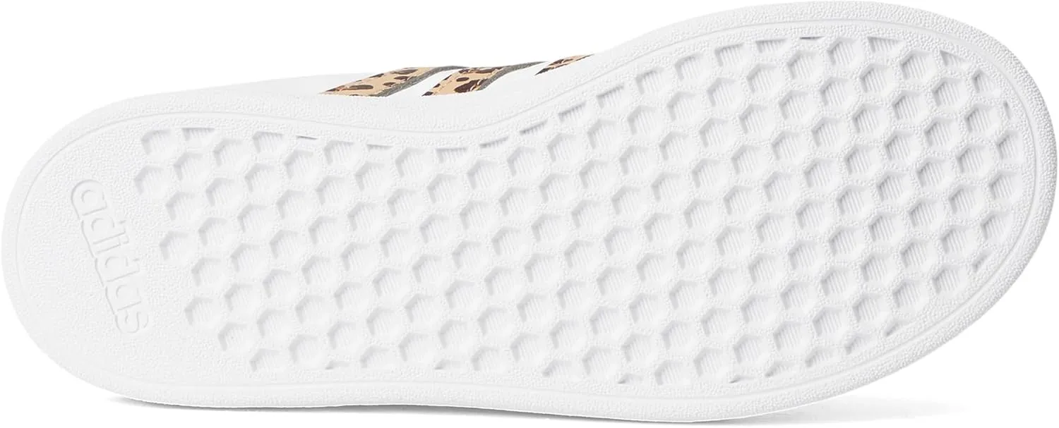 adidas Unisex-Child Grand Court 2.0 Elastic Lace Sneaker