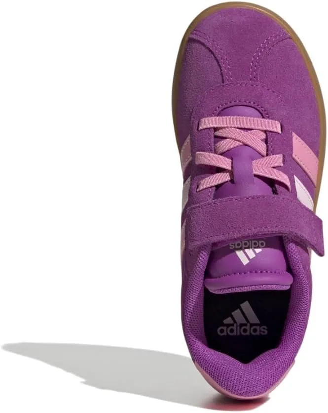 adidas Unisex-Child Vl Court 3.0 Elastic Lace Sneaker, EU