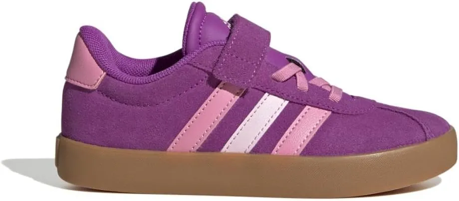 adidas Unisex-Child Vl Court 3.0 Elastic Lace Sneaker, EU