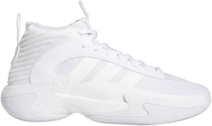 adidas Womens Exhibit Select 2.0 Mid Team Basketball Sneakers Shoes - White - Size 8.5 M
