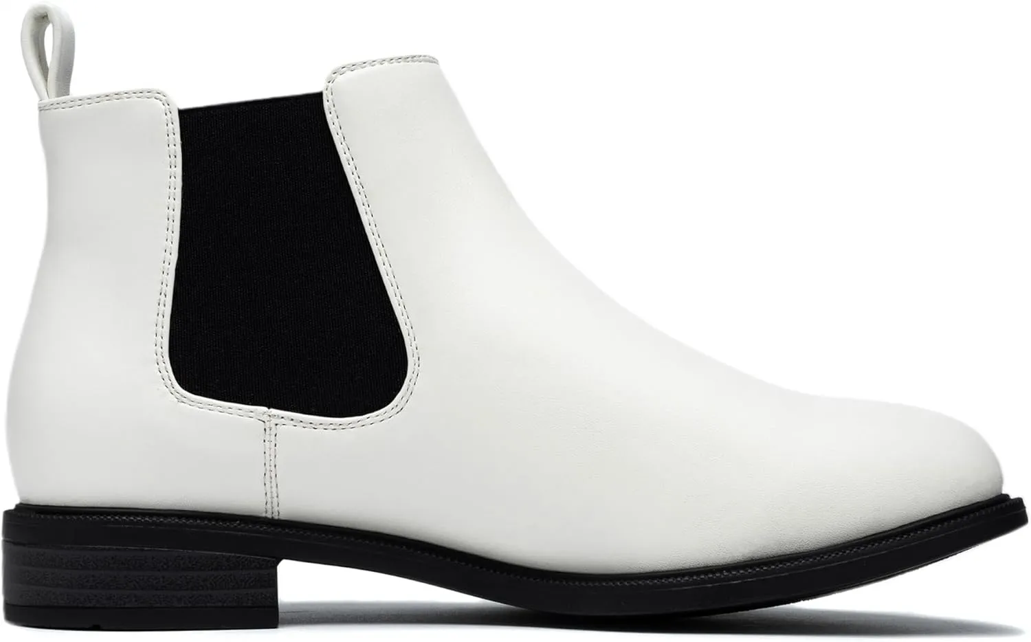 ANJOUFEMME Womens Fall Flat Chelsea Boots, Classic Comfortable Short Ankle Boots, Fashion Dress Booties