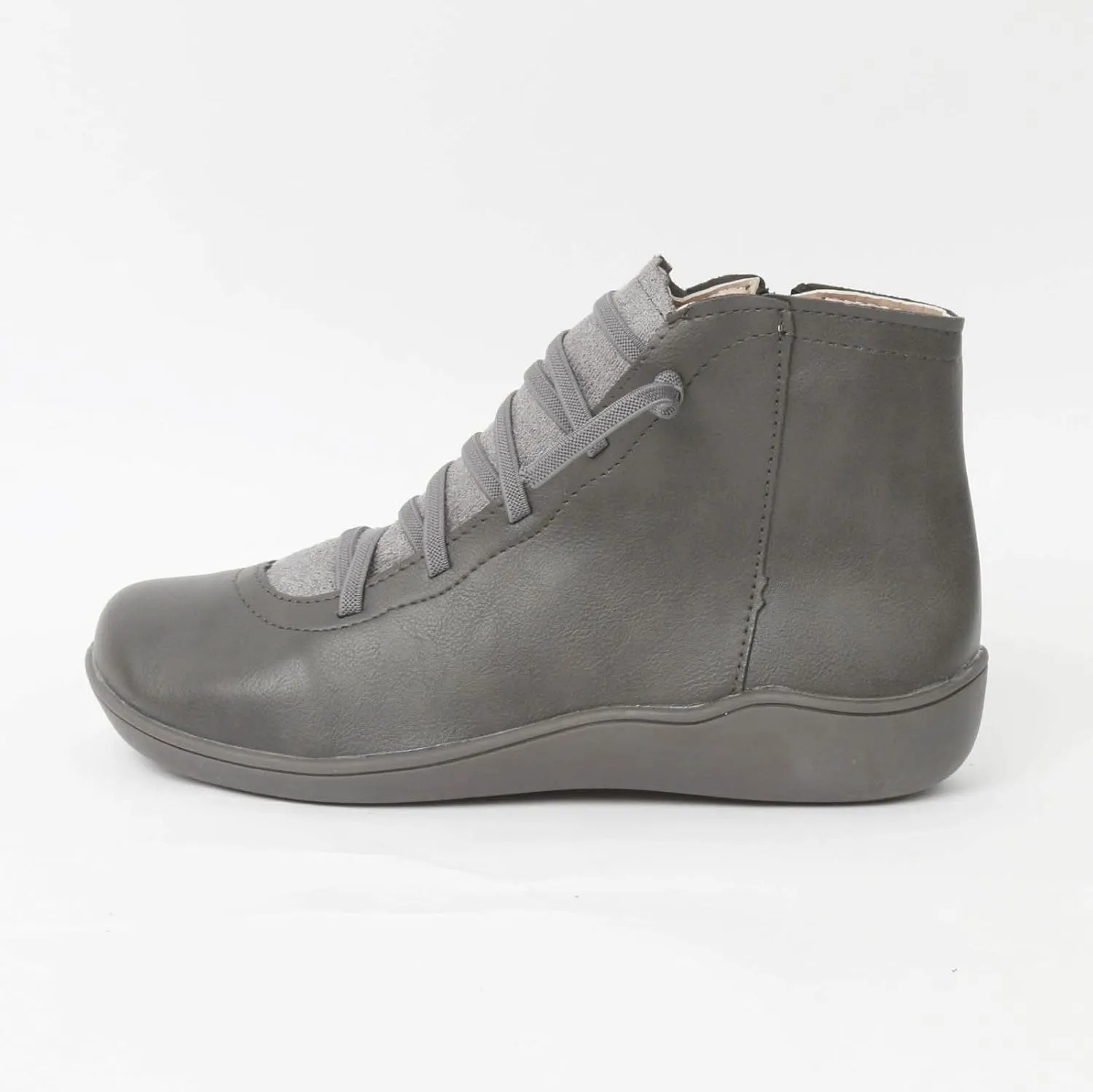 Ankle Boots for Women Arch Support,Womens Low Heel Fashion Lace Up Zipper Booties Casual Walking Short Cowboy Boots Slip On Bootie for Women Ladies Sneaker Outdoor Flat Orthopedic Shoes
