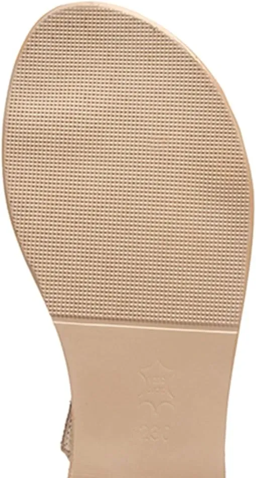 ANUFER Women's Bohemia Pearls Toe Ring Sandals/Slippers Summer Flat Flip Flops Beach Shoes