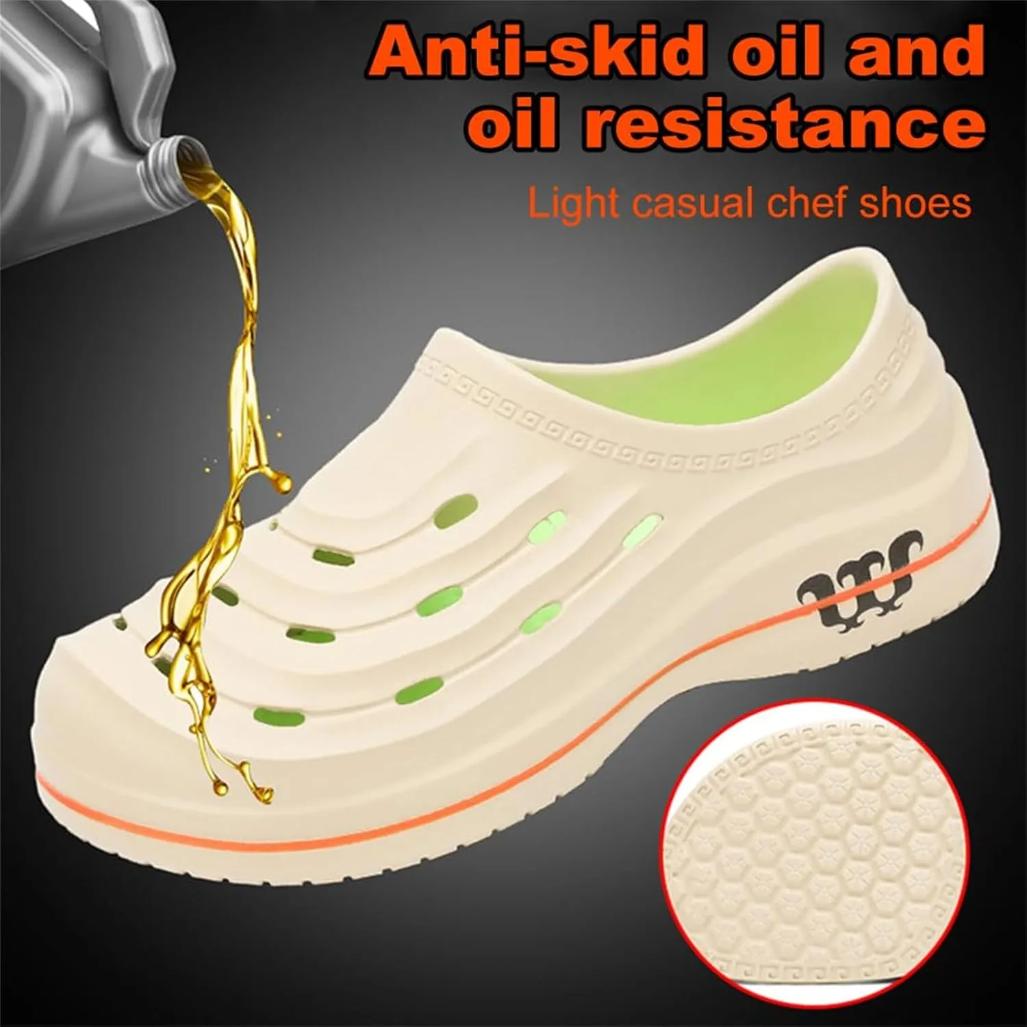 Armadillo Clogs Nurses Shoes for Women Men Non Slip Work Shoes Women Food Service Chef Shoe for Men Non Slip Kitchen Shoe Clogs Oil Resistant Nursing Arch Support Waterproof Wide Width Sneakers Garden