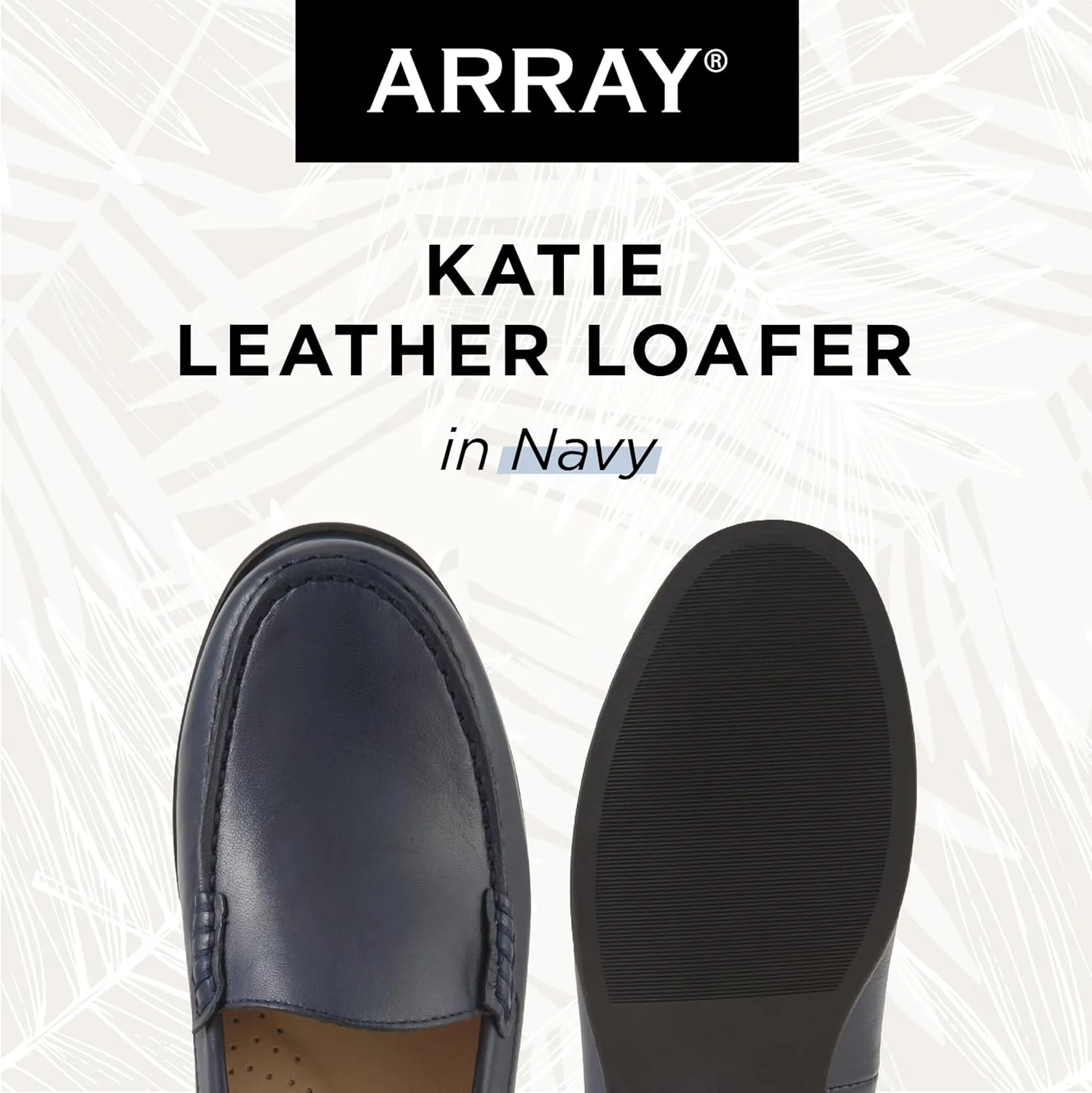 ARRAY Women's Katie Classic Slip-On Leather Loafer