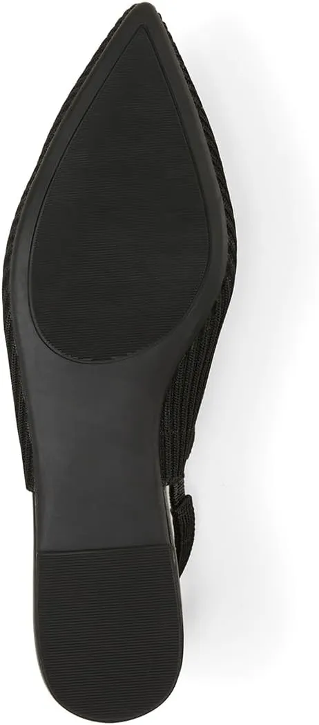 Arromic Slingback Flats for Women Pointed Toe Ballet Flats Shoes Women Dressy Comfortable Slip On Knit Flat