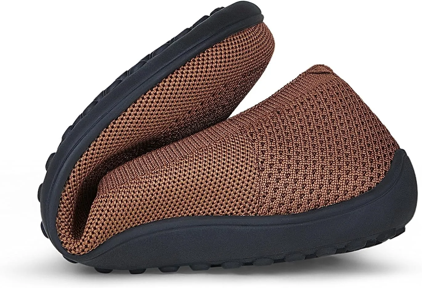 Arromic Wide Toe Box Ballet Flats Shoes for Women Slip on Knit Dressy Shoes Washable Soft Ballerina Lightweight Ladies Walking Flat