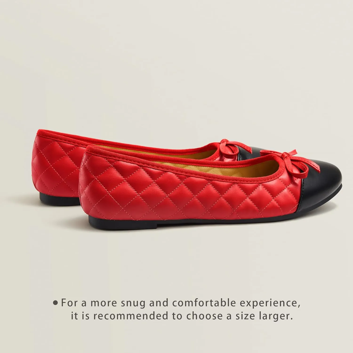 Ballet Flats for Women;Round Toe Mary Jane;Soft Leather Geometric Patterns Dressy Flats;Bowknot Slip on Women Shoes