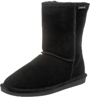 BEARPAW Emma Short Women's Classic Winter Slip On Boots, Lightweight Suede Boots, Multiple Colors