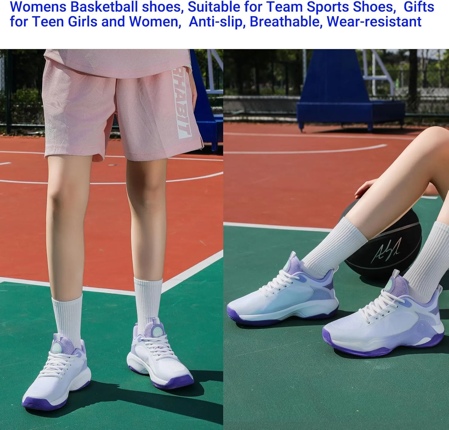 Beita Basketball Shoes for Women Fashion Sneakers Sport Shoes Anti Slip Breathable