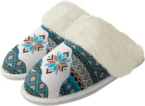 Binienty Slippers for Women Indoor Warm Comfy Slip On Fluffy Bedroom House Slippers Anti-Skid
