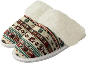 Binienty Slippers for Women Indoor Warm Comfy Slip On Fluffy Bedroom House Slippers Anti-Skid