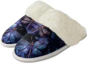 Binienty Women's Men's House Shoes Ultra Lightweight Fuzzy Winter Slippers
