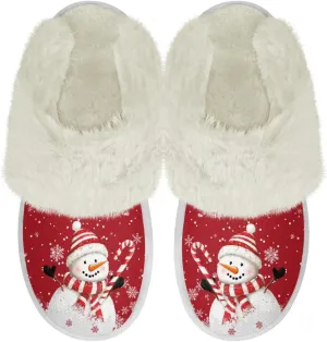 Binienty Women's Men's House Slippers Memory Foam Indoor Outdoor Fuzzy Slipper Bedroom Shoes
