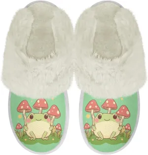 Binienty Womens Slippers Fluffy Fuzzy House Slippers Indoor Outdoor Bedroom Shoes Size 5-13