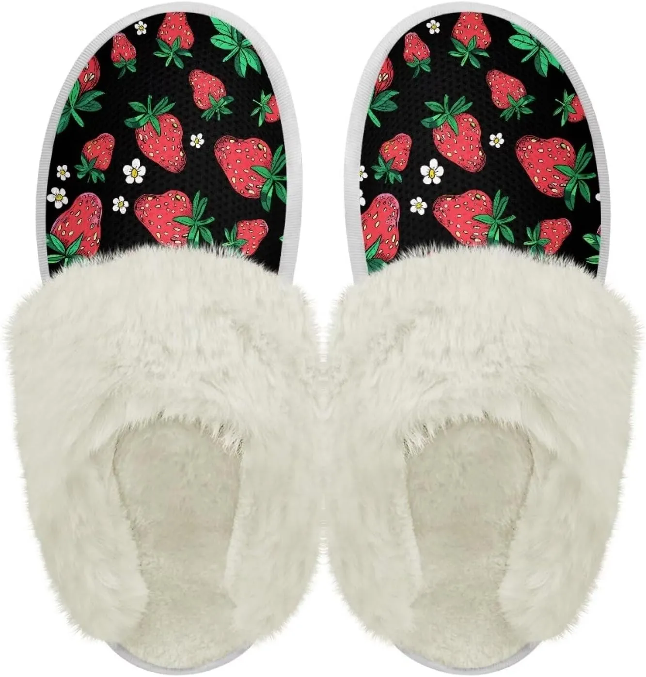 Binienty Womens Slippers Fuzzy Winter Slippers Soft Warm Bedroom Shoes Non-Slip