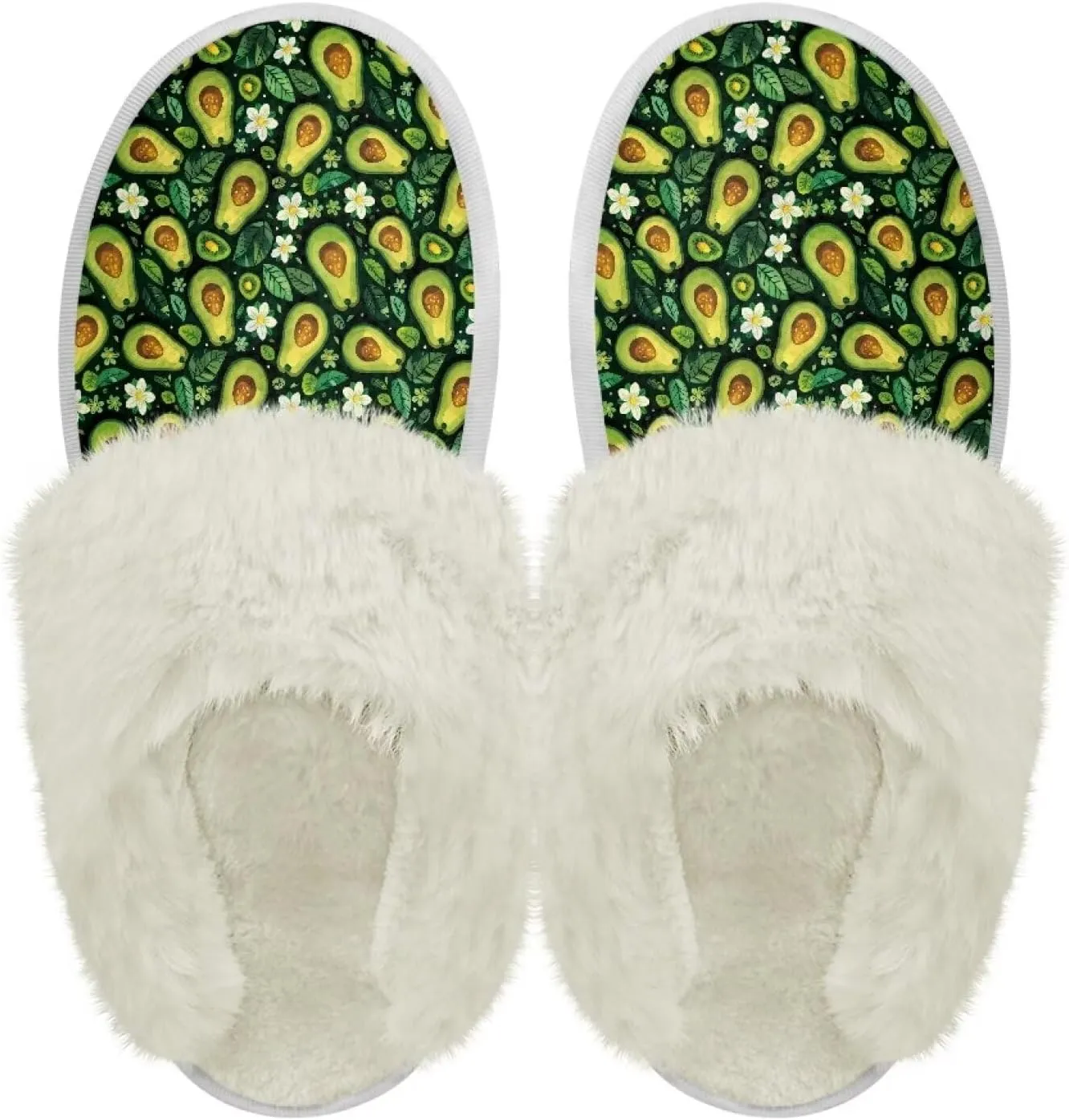 Binienty Womens Slippers Fuzzy Winter Slippers Soft Warm Bedroom Shoes Non-Slip