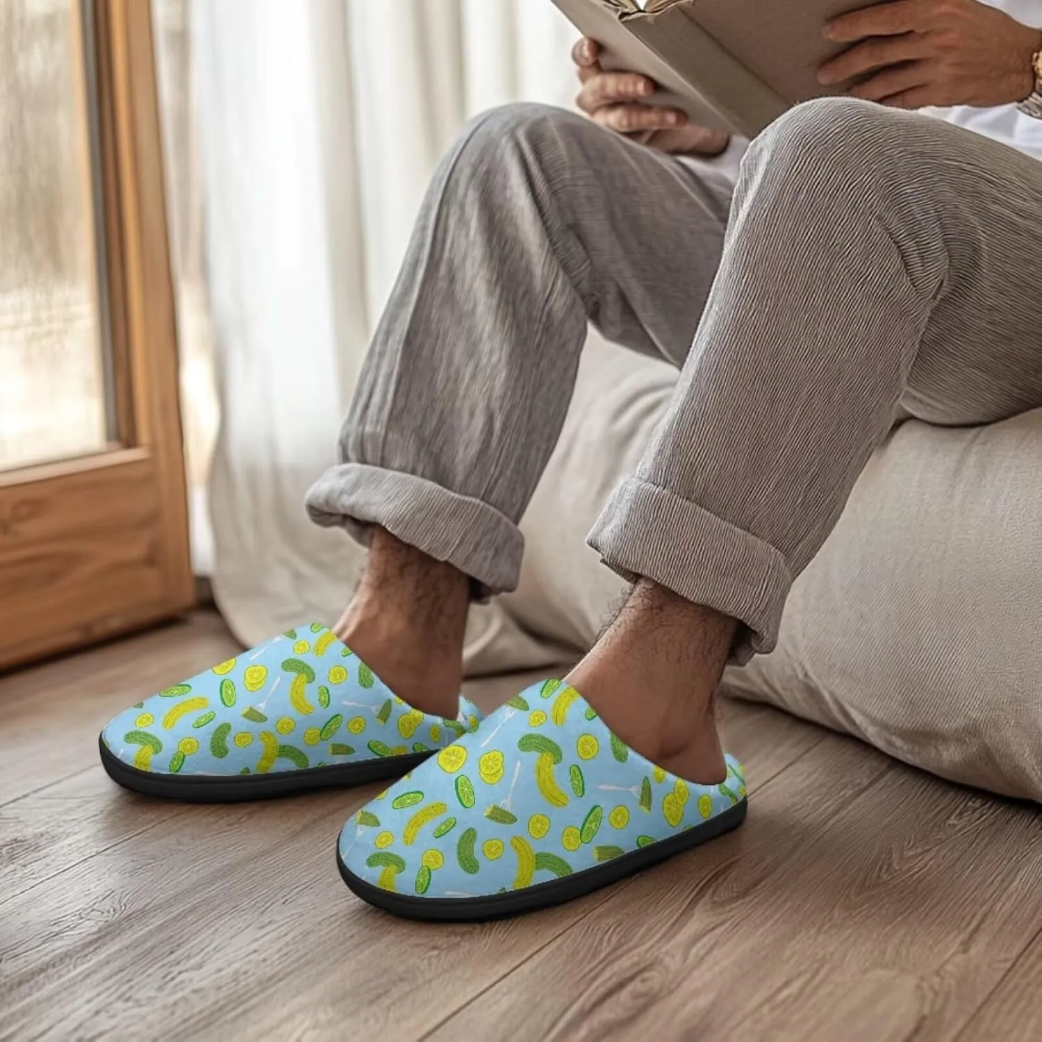 Binienty Womens Slippers Winter Warm with Memory Foam Fluffy House Shoes Indoor Bedroom