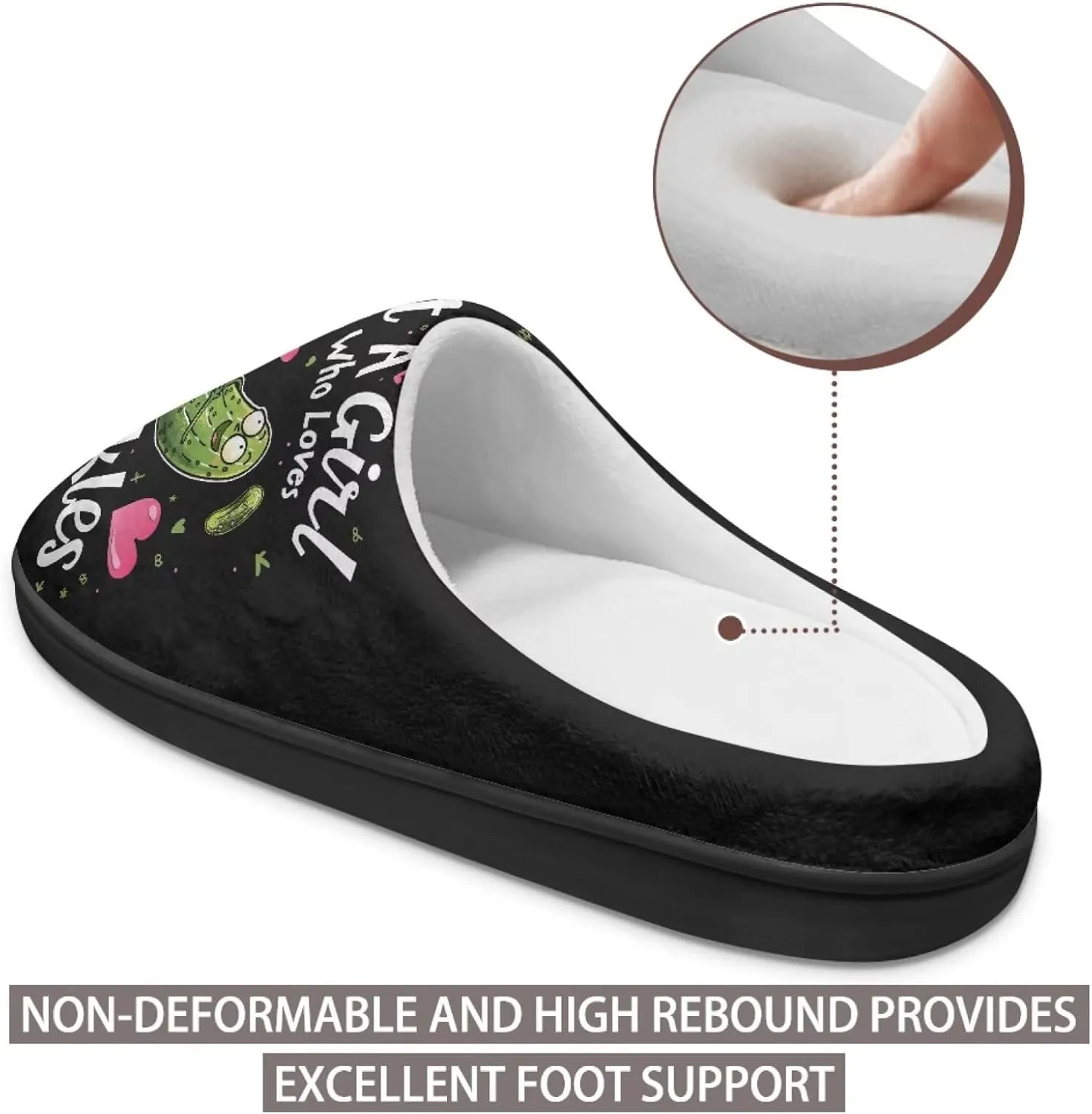 Binienty Womens Slippers Winter Warm with Memory Foam Fluffy House Shoes Indoor Bedroom