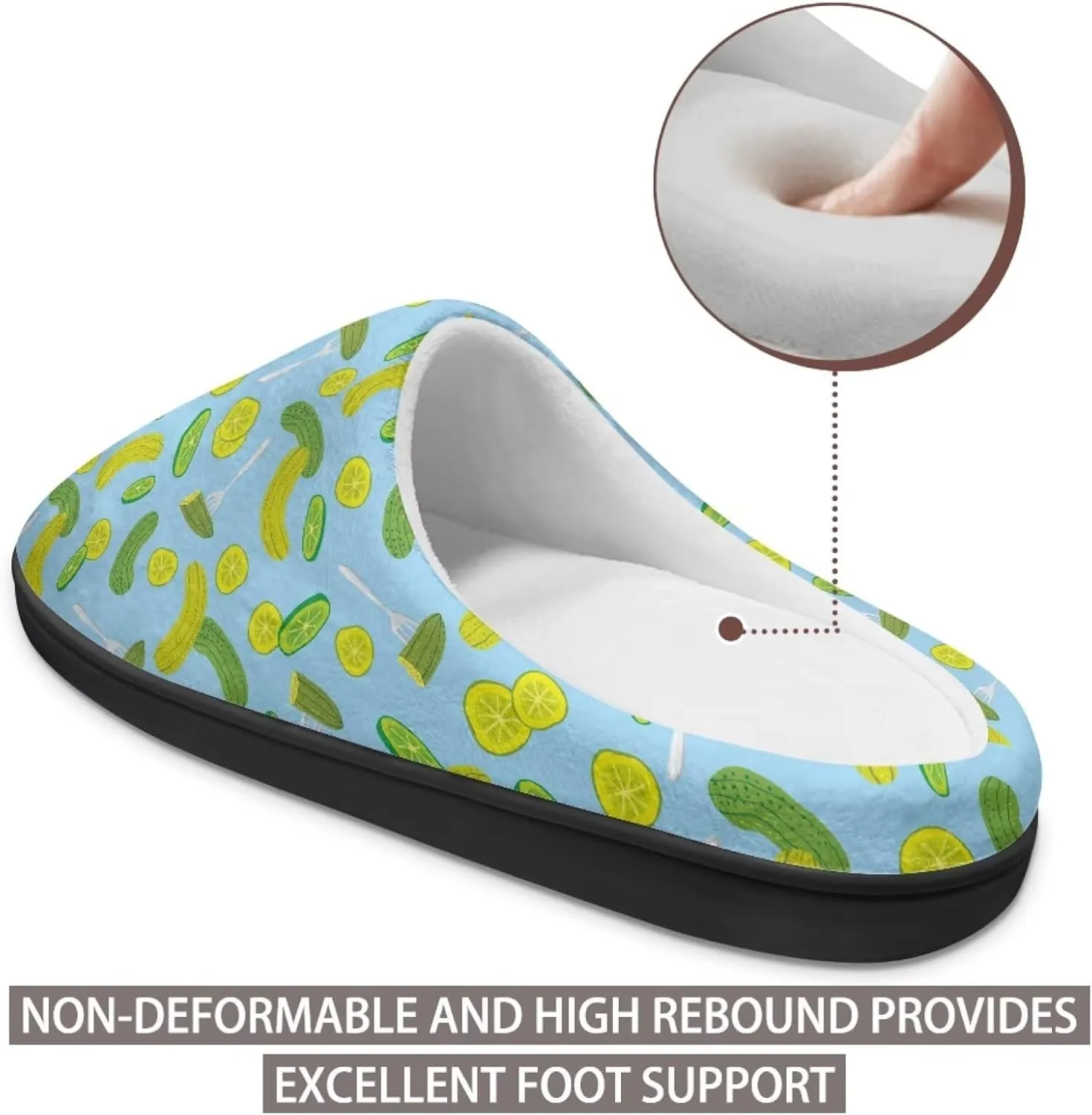Binienty Womens Slippers Winter Warm with Memory Foam Fluffy House Shoes Indoor Bedroom