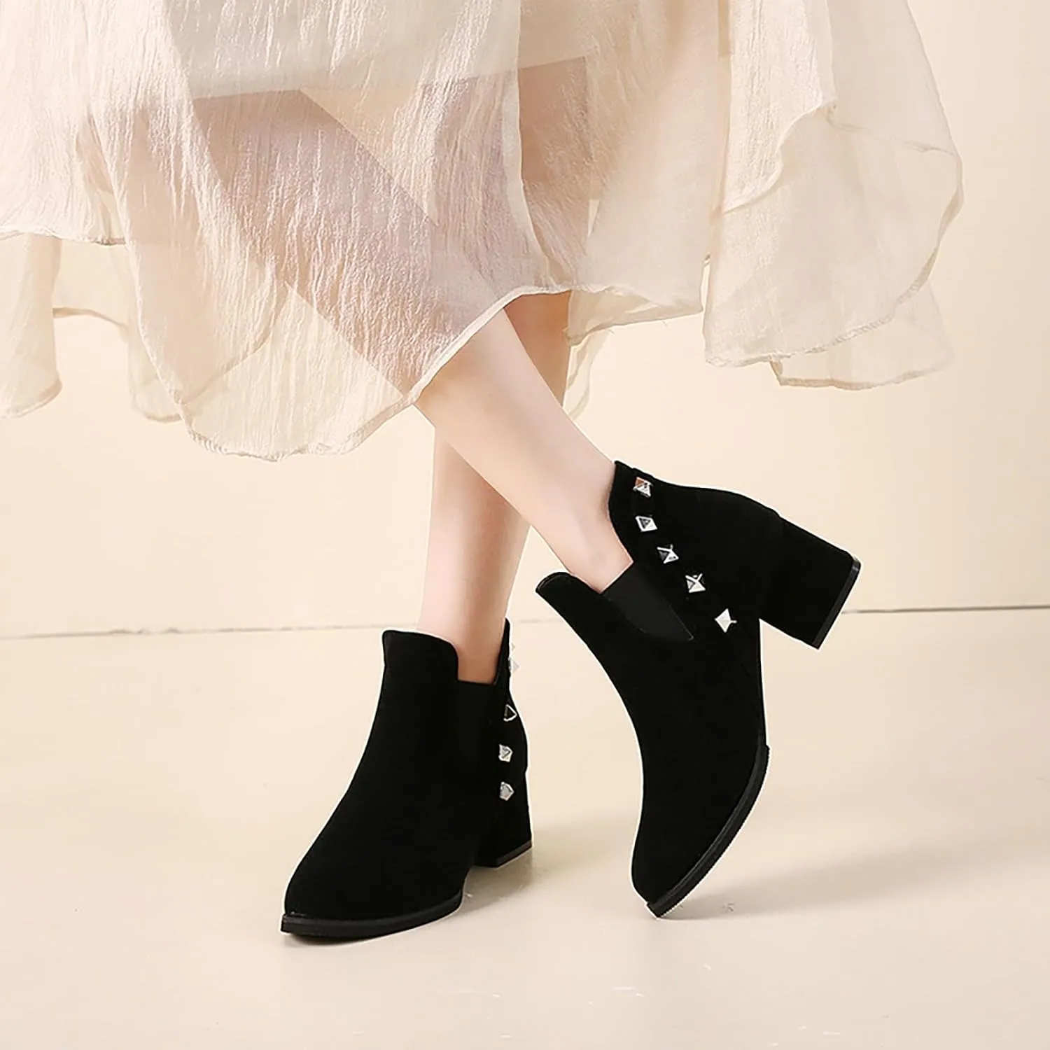 Black Booties for Women Green Cowboy Boots for Women Womens Goth Boots Chelsea Boots Women No Heel Ankle Boots for Women No Heel Womens Ankle Booties with Heel