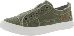 Blowfish Malibu womens Play fashion sneakers, Cypress Smoked Canvas, 10 US