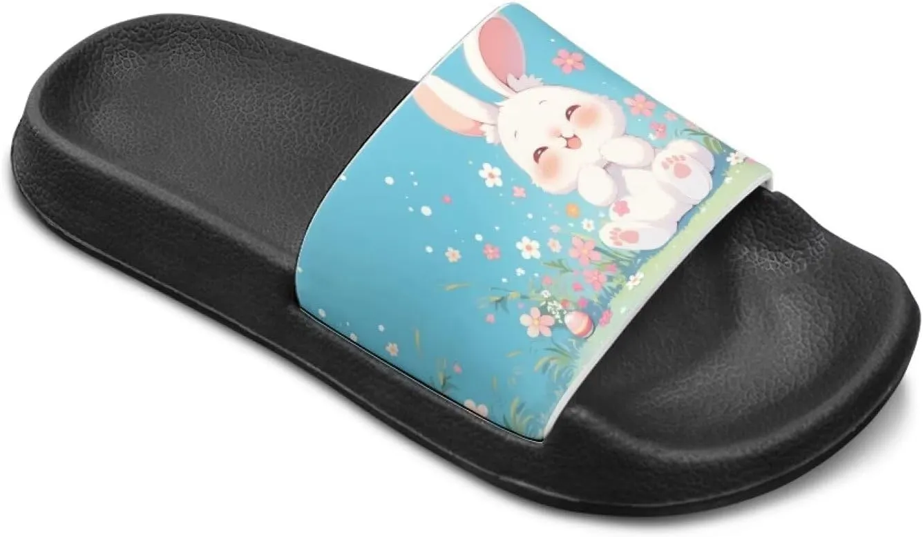 Boy & Girls Slide Sandals Kids Shower Shoes Non Slip Summer Slippers Beach Sandals