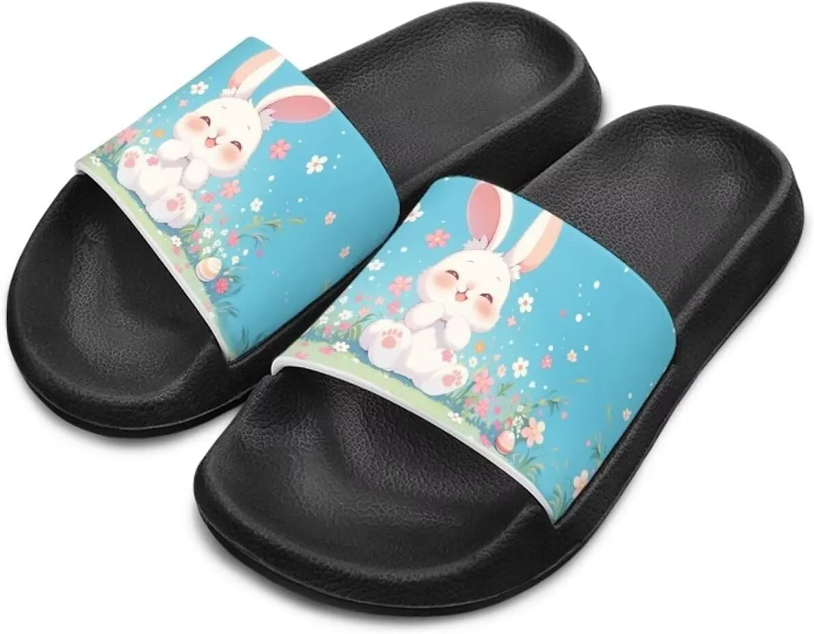 Boy & Girls Slide Sandals Kids Shower Shoes Non Slip Summer Slippers Beach Sandals