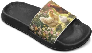 Boy & Girls Slide Sandals Kids Shower Shoes Non Slip Summer Slippers Beach Sandals