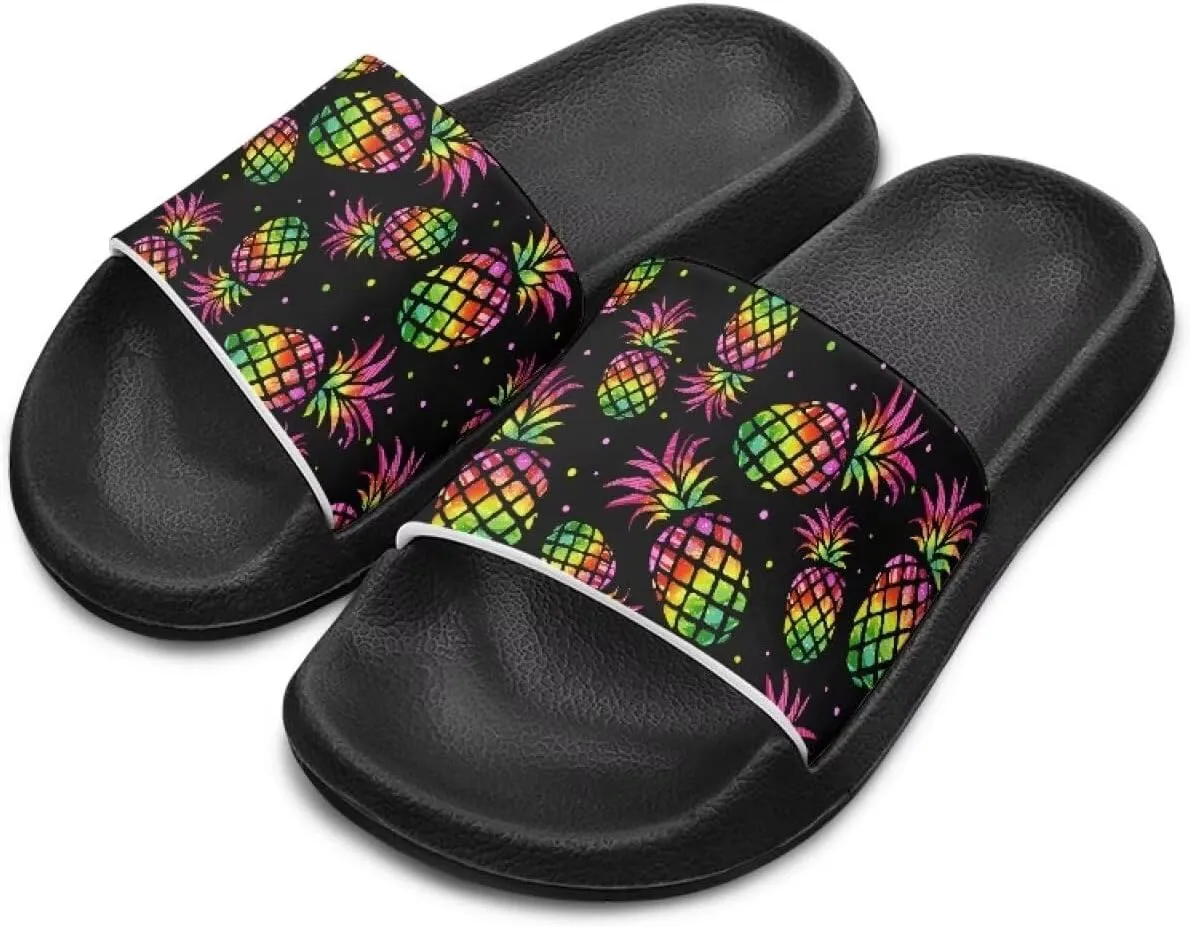 Boy & Girls Slide Sandals Summer Shoes Kids Shower Slippers Non Slip Girls Sandals