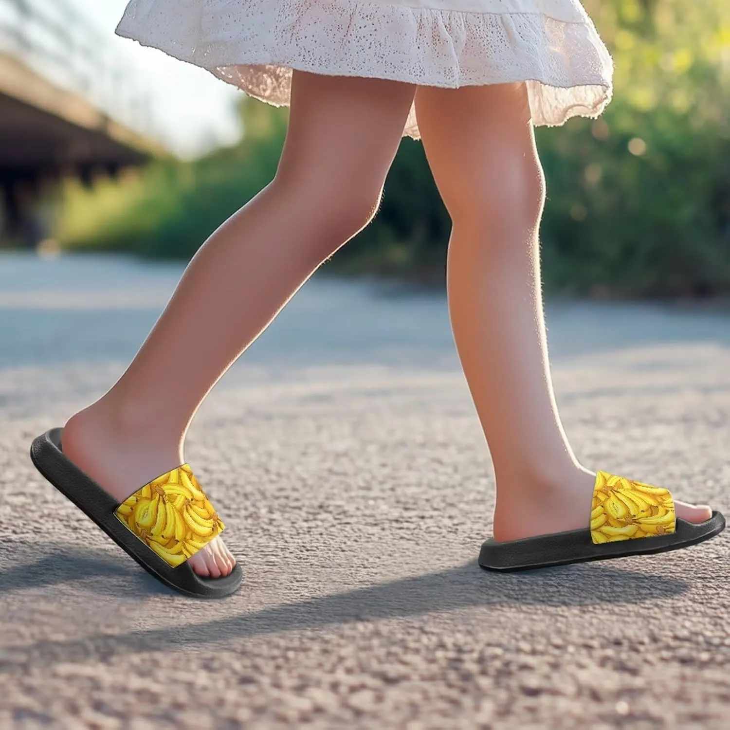 Boy & Girls Slide Sandals Summer Shoes Kids Shower Slippers Non Slip Girls Sandals