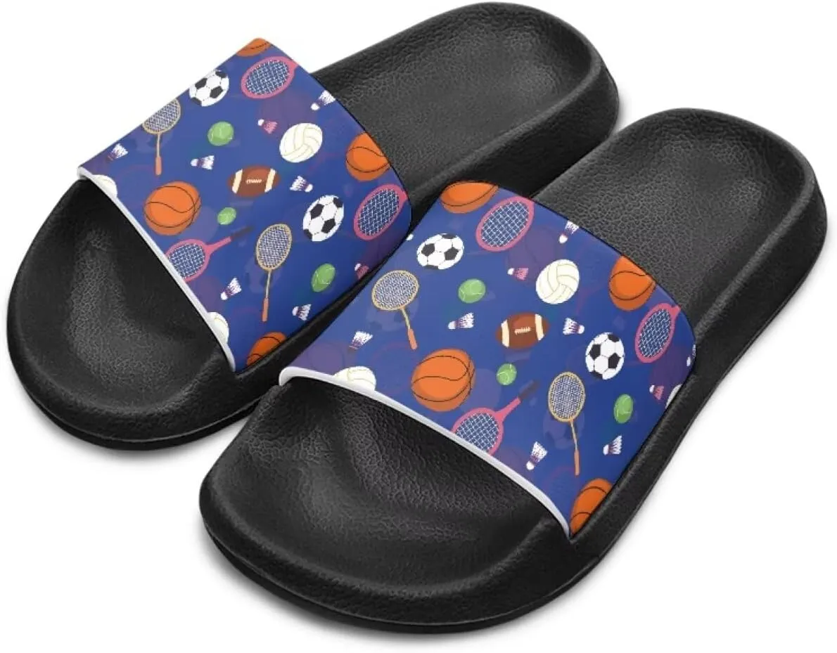 Boys Slides Non-slip Toddler Boys Cute Shower Slippers Toddler Flip Flops Beach Pool Sandals Play Family Gatherings Outdoor