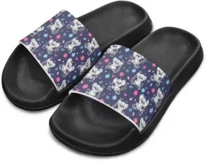 Boys Slides Non-slip Toddler Boys Cute Shower Slippers Toddler Flip Flops Beach Pool Sandals Play Family Gatherings Outdoor