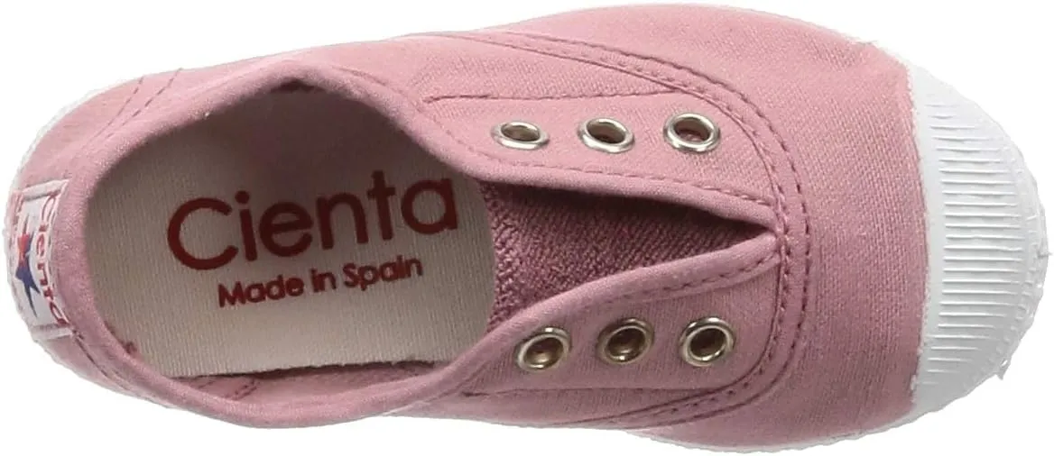Cienta Kids Canvas Slip On Sneakers For Girls and Boys (Toddler/Little Kid/Big Kid)