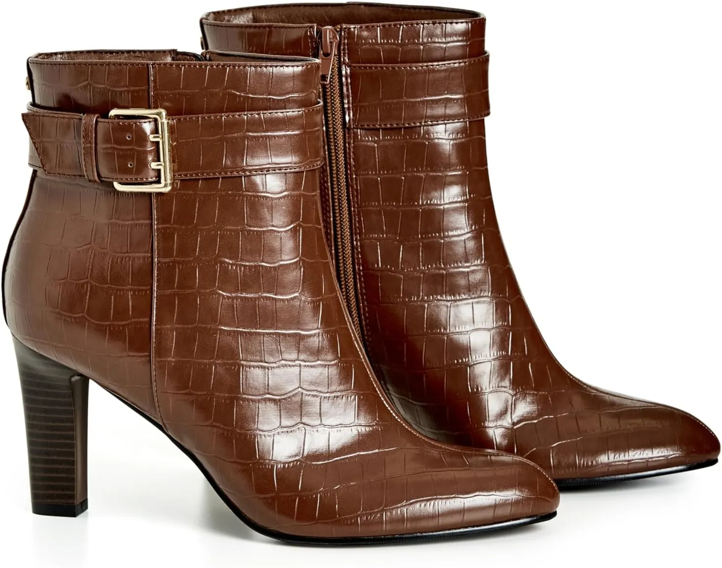 City Chic Women's Wide Fit Tory Ankle Boot