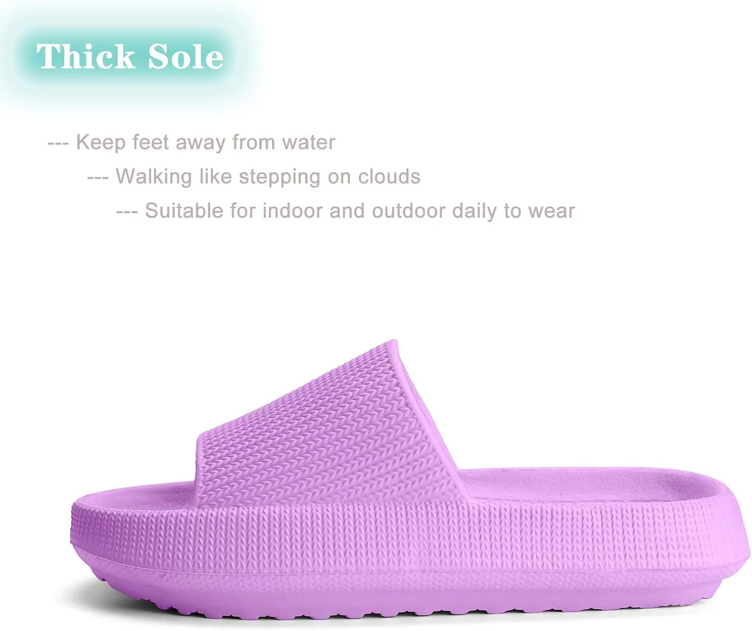 Cloud Slides for Kids,Girls Boys Comfy Thick Sole Pillow Slippers Non-Slip Shower Bathroom Sandals Summer Beach Shoes for Little/Big Kids