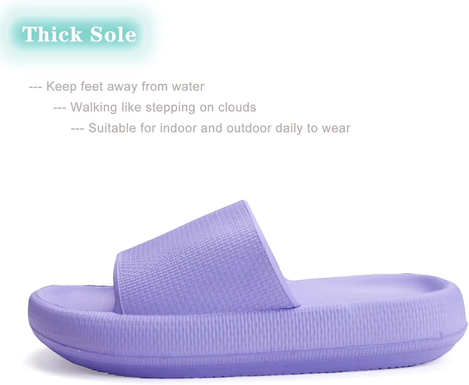 Cloud Slides for Kids,Girls Boys Comfy Thick Sole Pillow Slippers Non-Slip Shower Bathroom Sandals Summer Beach Shoes for Little/Big Kids
