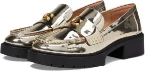 Coach® Leah Loafers for Women – Leather and Synthetic Construction – Cushioned Insole – Round Toe