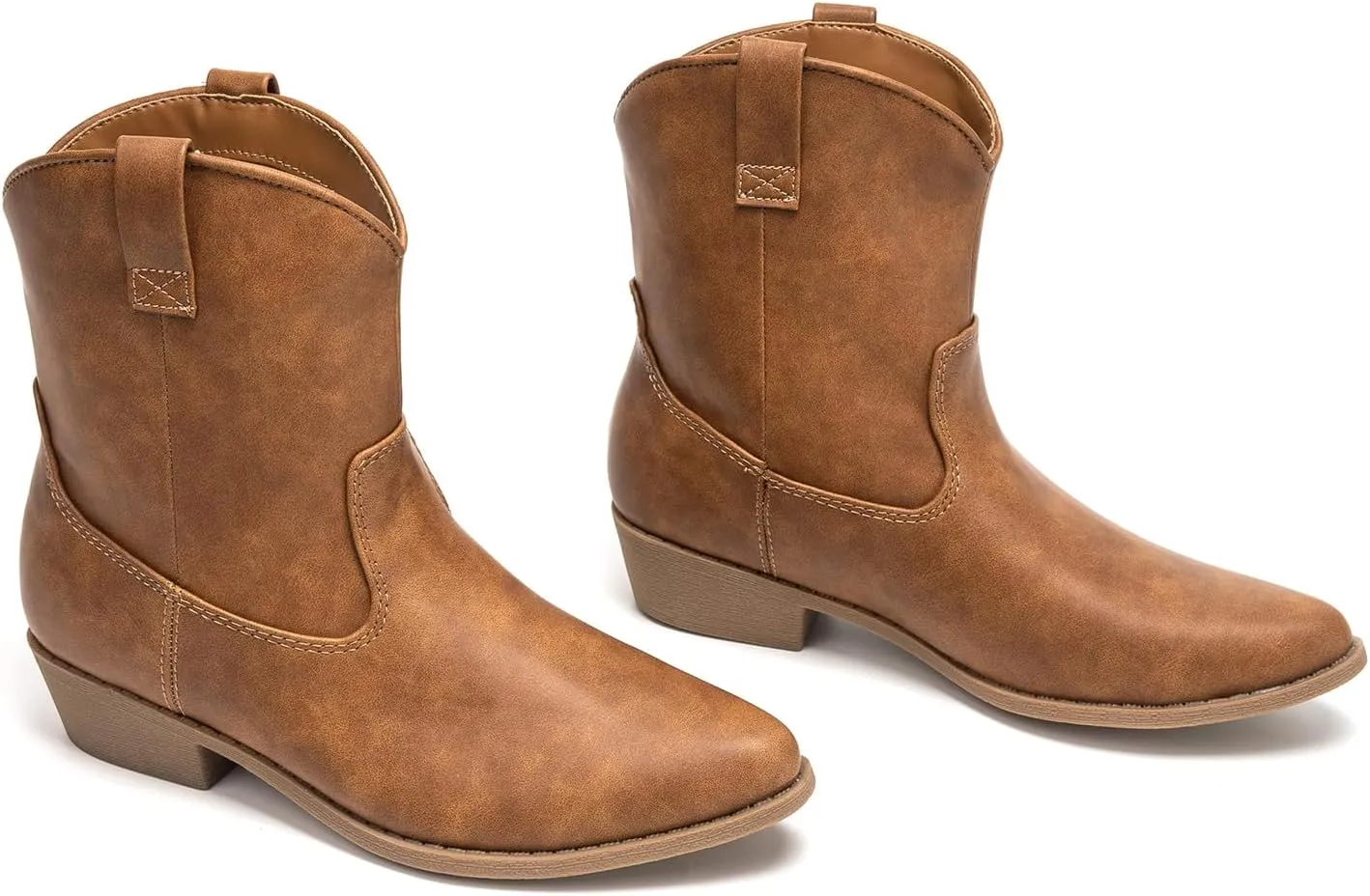 Colgo Women's Ankle Boots - Stylish Cowgirl Boots for Women, Western & Cowboy Boots, Comfortable Fashion Short Boots & Short Booties for Women