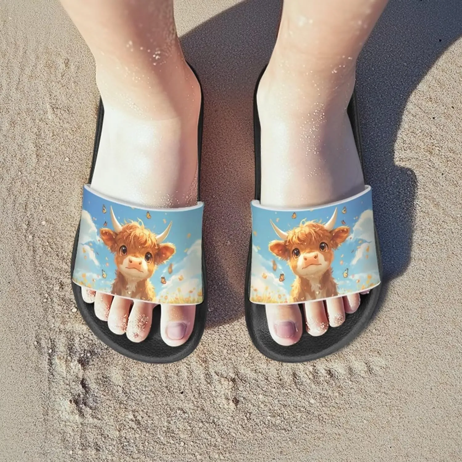 Comfortable Girls Sandals Toddler Kids Shower Shoes Summer Slippers Girls Flip Flops