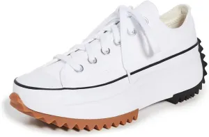 Converse Women's Run Star Hike Platform Sneakers, White/Black/Gum, 7.5 Medium US