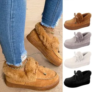 Corashoes Casual Fashion Flat Boots Cute Warm Winter Durable Shoes Womens Snow Boots Loafer Flats Platform Shoes for Women