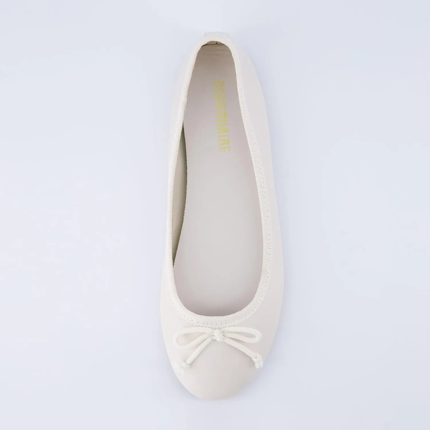 CUSHIONAIRE Women's Como Bow Flat with  Memory Foam and Wide Widths Available