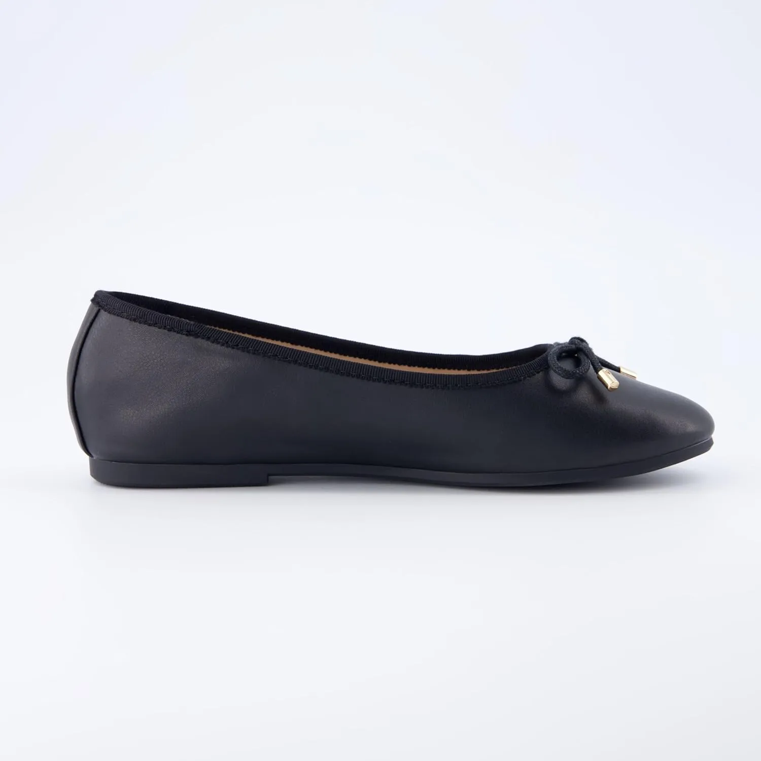 CUSHIONAIRE Women's Dove Bling Bow Flat with  Memory Foam, Wide Widths Available
