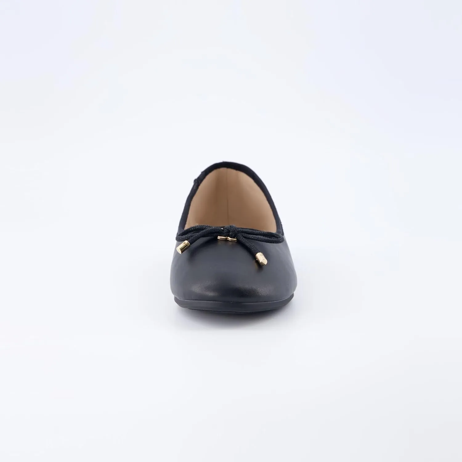 CUSHIONAIRE Women's Dove Bling Bow Flat with  Memory Foam, Wide Widths Available