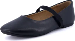 CUSHIONAIRE Women's Gigi Mary Jane Flat with  Memory Foam and Wide Widths Available
