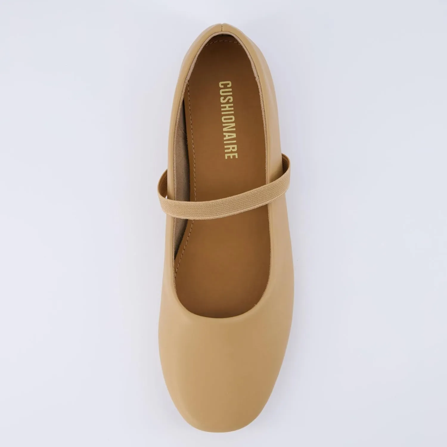 CUSHIONAIRE Women's Gigi Mary Jane Flat with  Memory Foam and Wide Widths Available