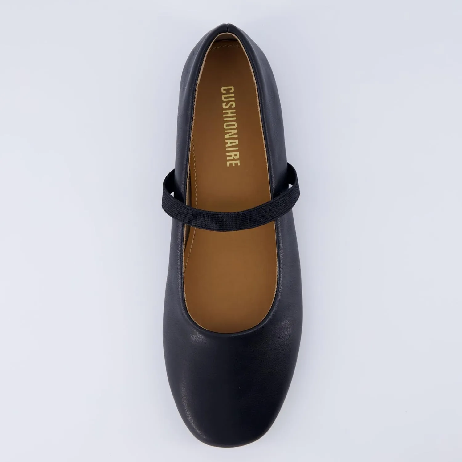 CUSHIONAIRE Women's Gigi Mary Jane Flat with  Memory Foam and Wide Widths Available