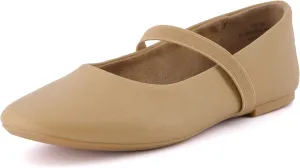 CUSHIONAIRE Women's Gigi Mary Jane Flat with  Memory Foam and Wide Widths Available