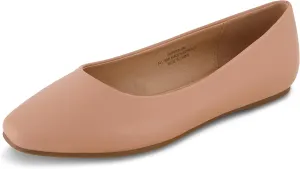 CUSHIONAIRE Women's Skipper Flat with  Memory Foam, Wide Widths Available